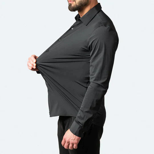 Roger Ademend en Stretchbare Anti-Kreuk Blouse I 50% KORTING