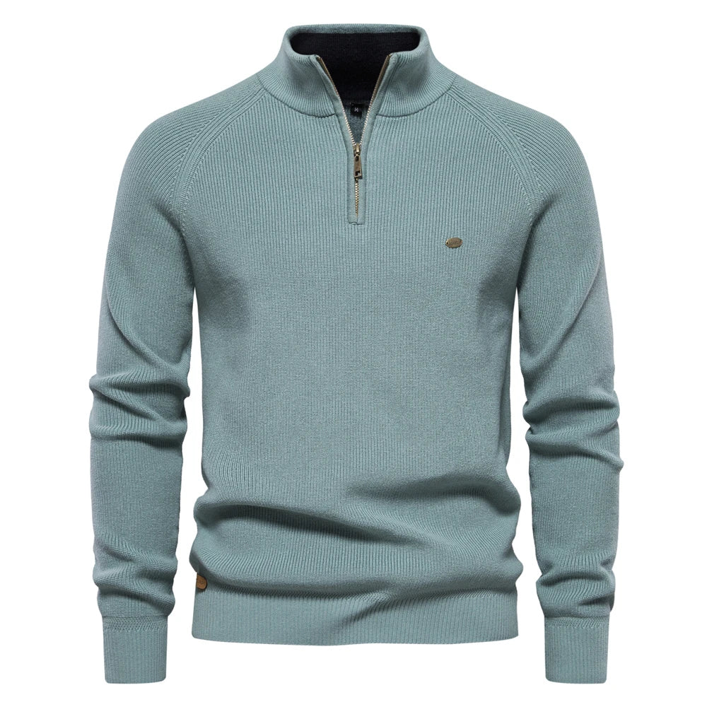 THE LOMAIRE - HALF ZIP SWEATER