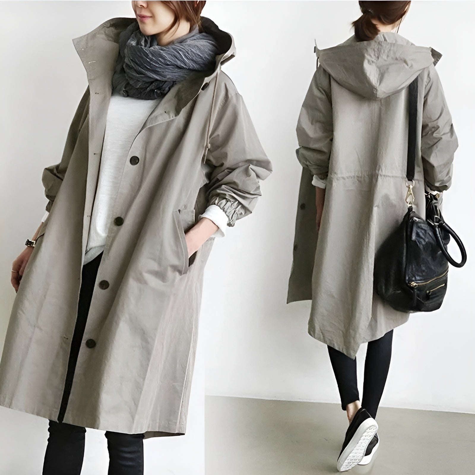 Casa™ | Storm- en waterdichte trenchcoat