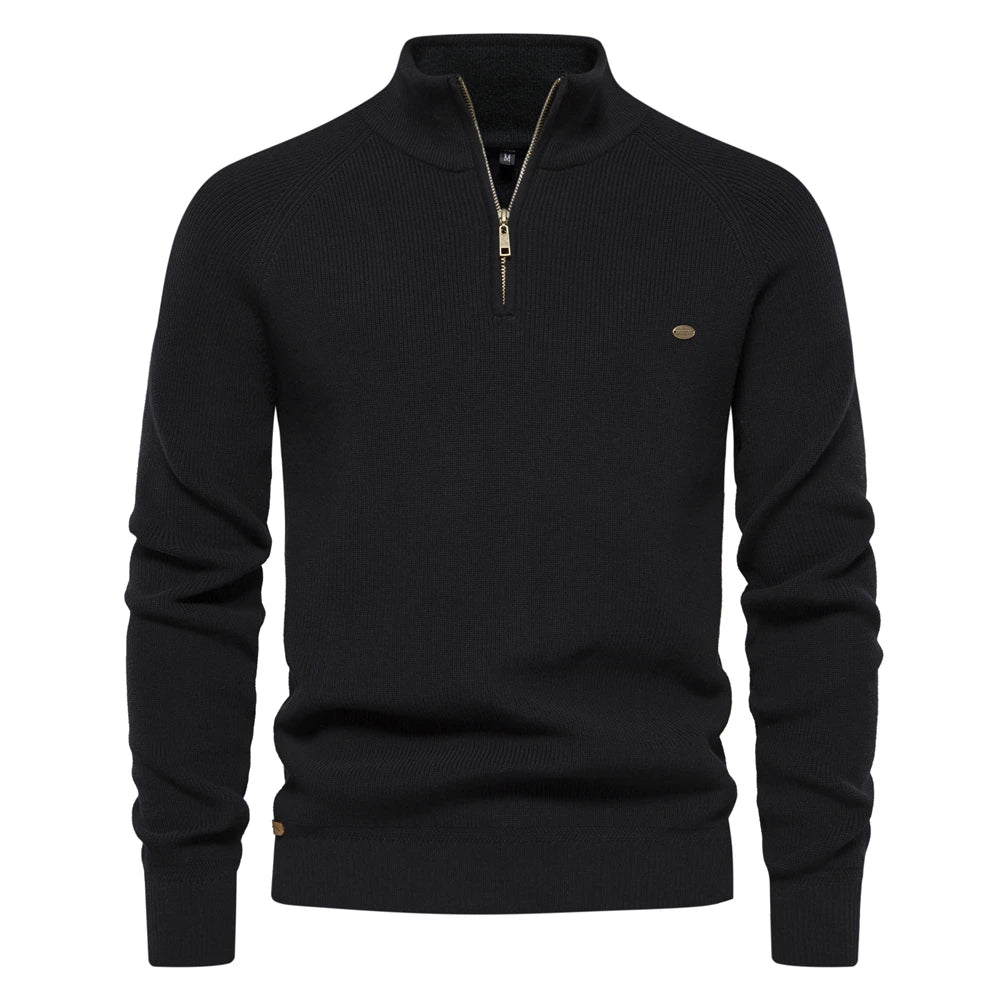 THE LOMAIRE - HALF ZIP SWEATER