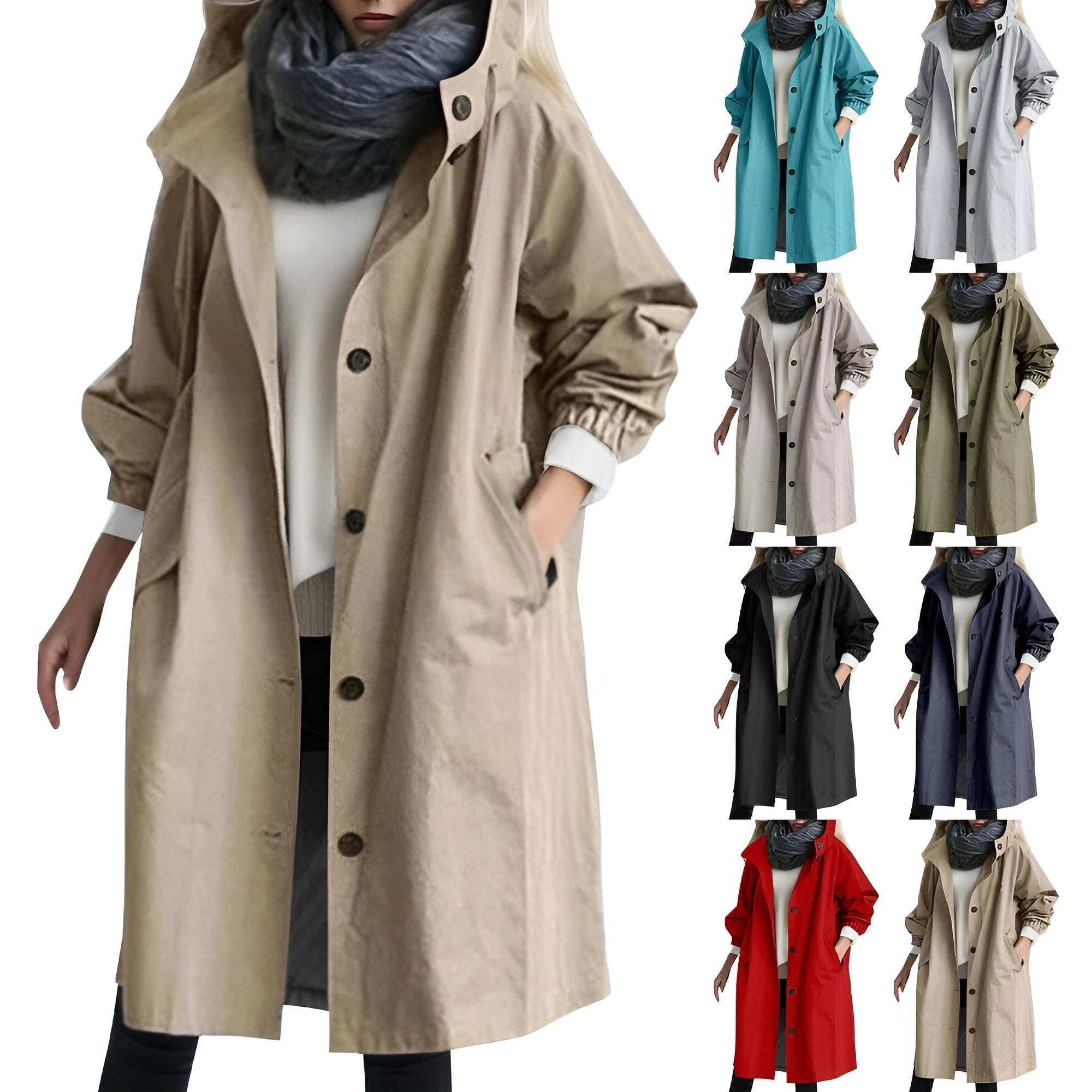 Casa™ | Storm- en waterdichte trenchcoat