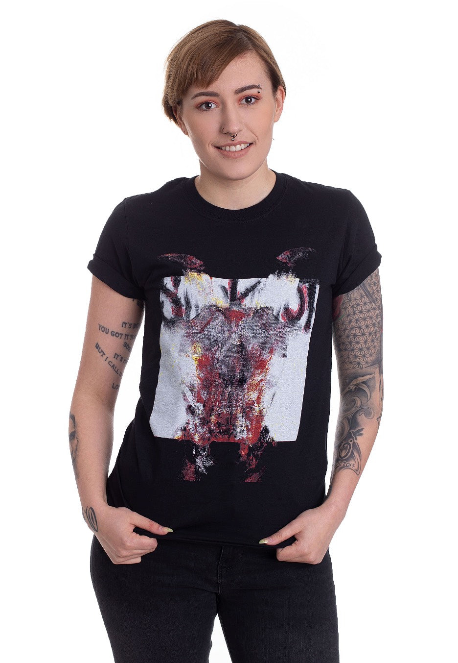 Slipknot - Devil Single Logo Blur - T-Shirt